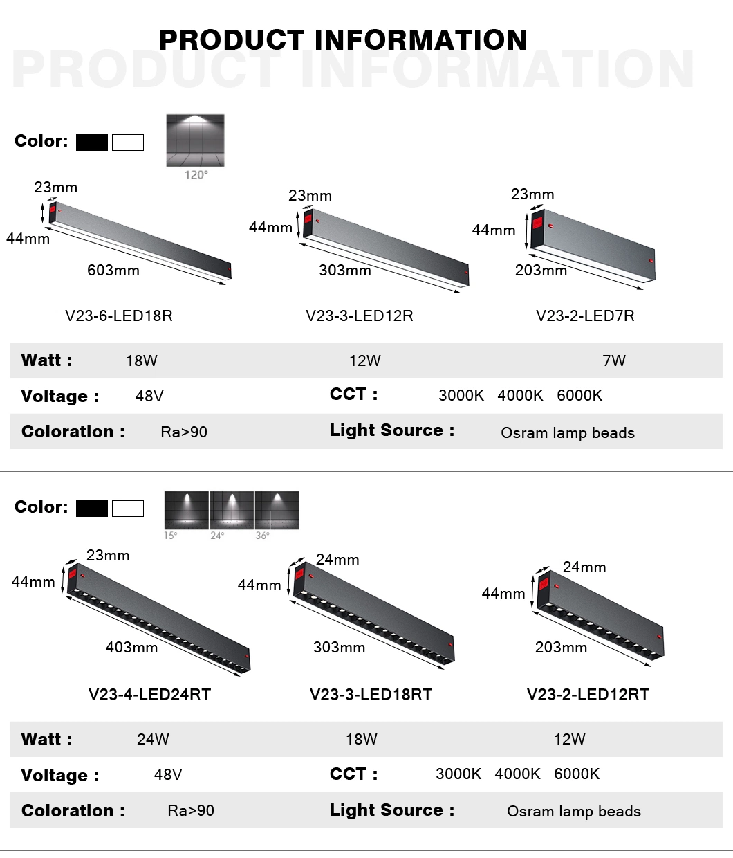 Modern Decorative Commercial Lighting, Hanging/Embedded/Surface Rail, Chandelier Line Grille Light Magnetic Track Spotlight