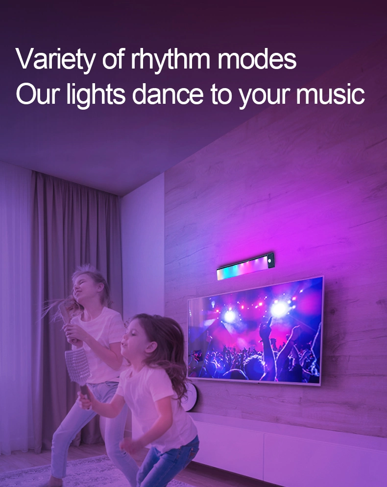 Smart Indoor RGB Light Bars LED Gaming RGB Ambient Lighting Mood Lighting
