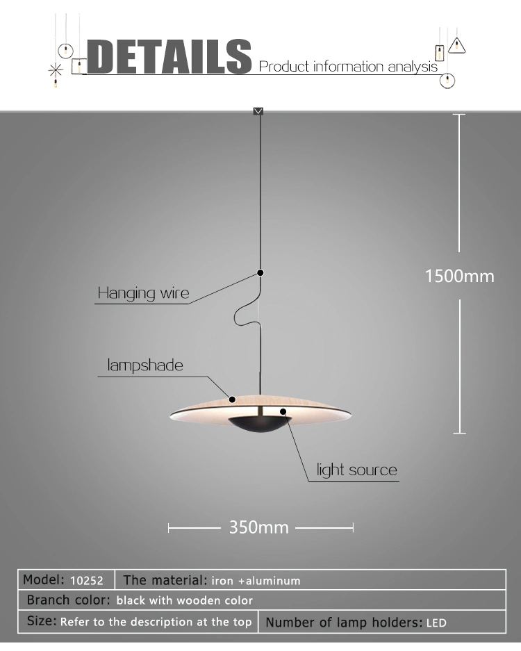 New Ceiling Light Modern Special Iron Aluminum LED Lighting Lamp Chandelier