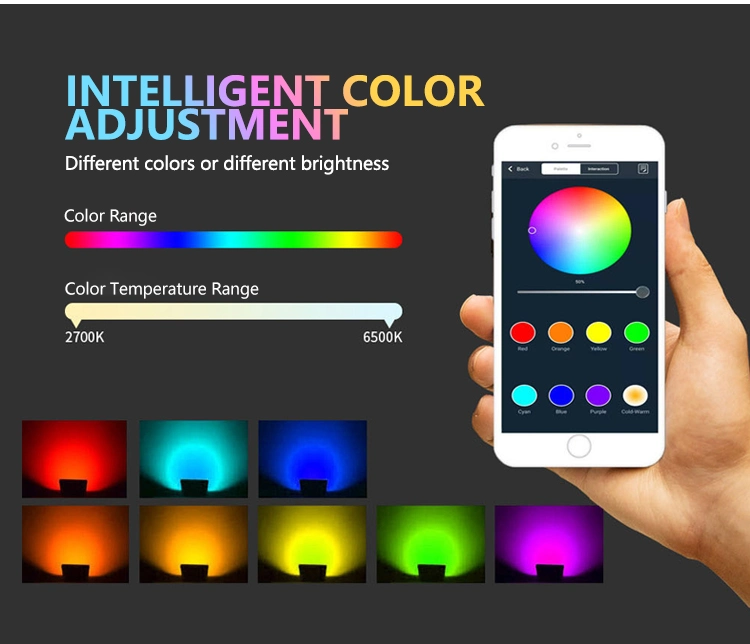 Different Colors New Design Smart LED Lighting for Living Room